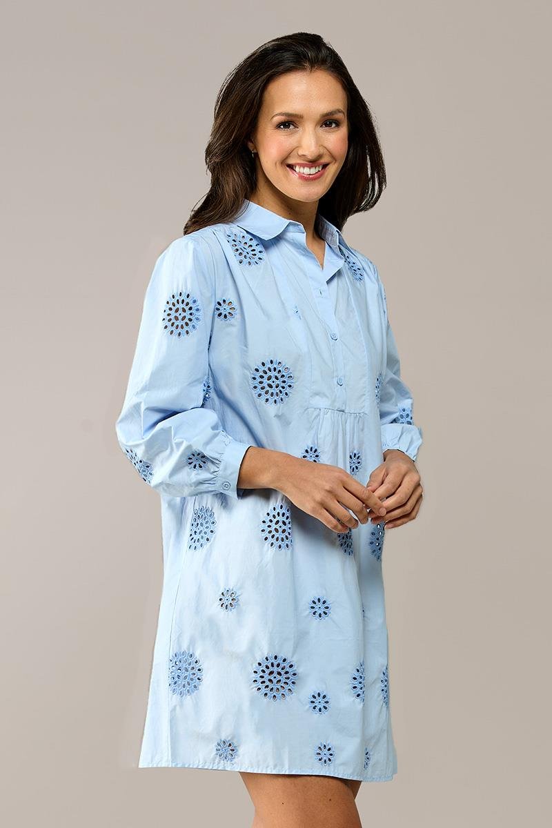 Caroline Tensen Manchester Tunika Hellblau