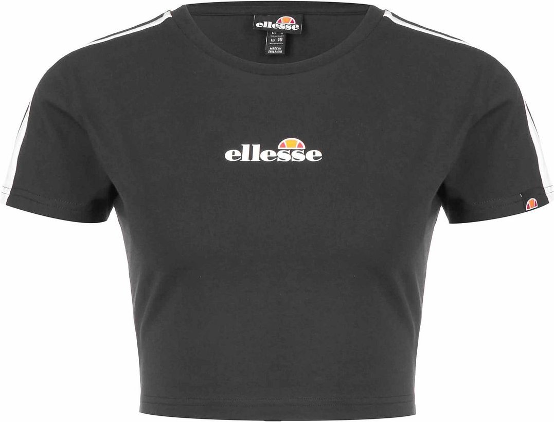 Ellesse Lature Womens Black Cropped T-Shirt