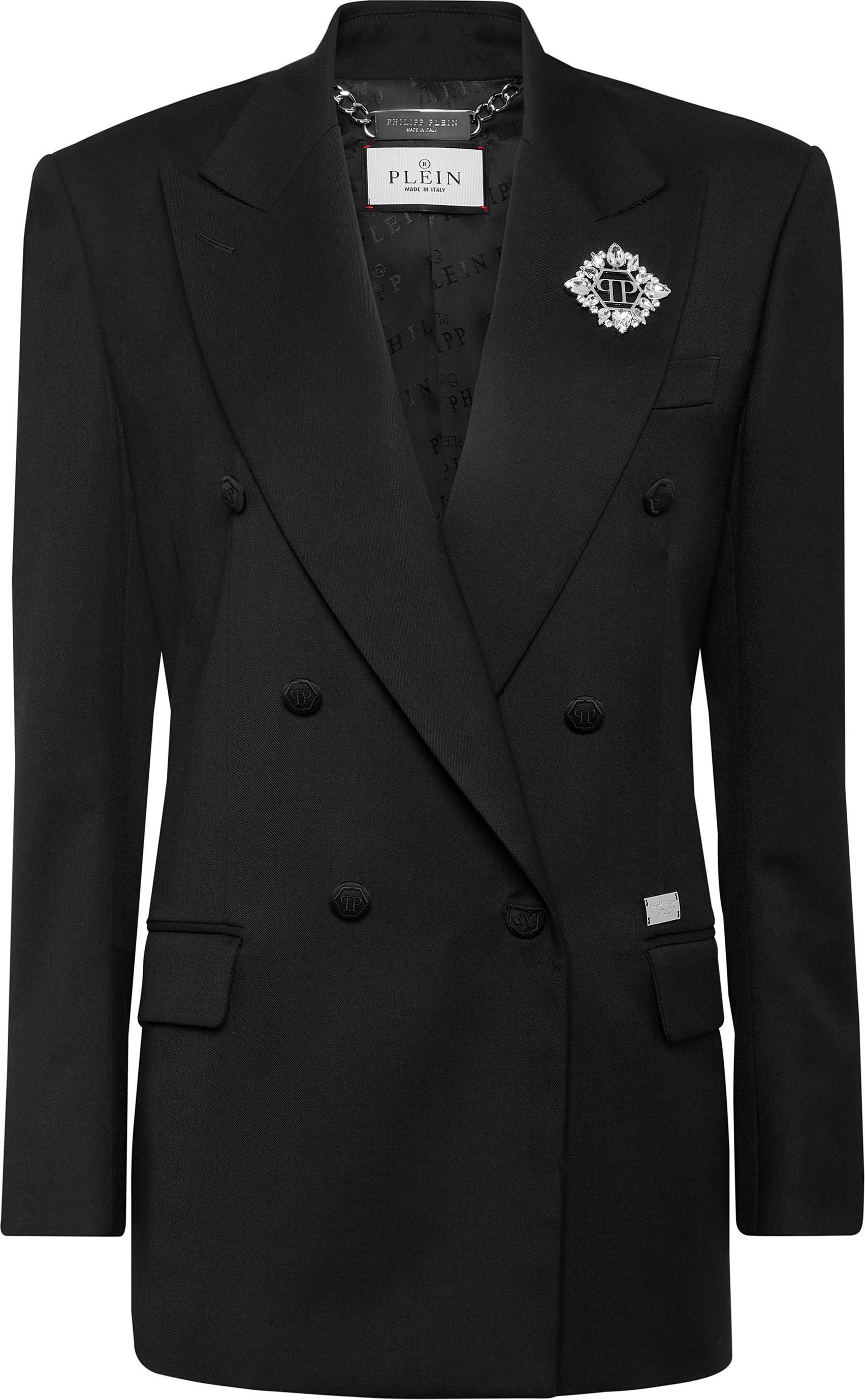 Double-Breasted Blazer Brooch