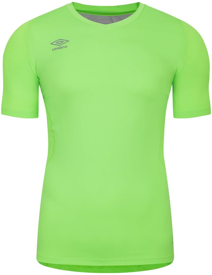 Umbro - "Elite" Base Layer Oberteil V-Ausschnitt für Herren/Damen Unisex (Gecko-Grün)