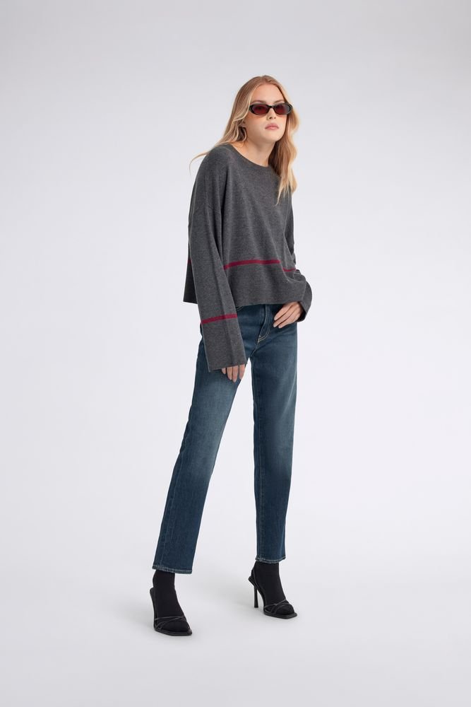 Damen-Pullover mit Rundhalsausschnitt HAYDY