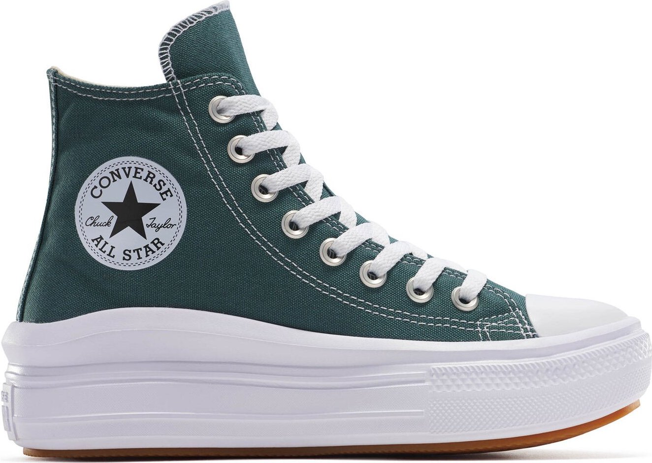 MODE SCHUHE FRAUEN CHUCK TAYLOR ALL STAR MOVE PLATTFORM GRÜN