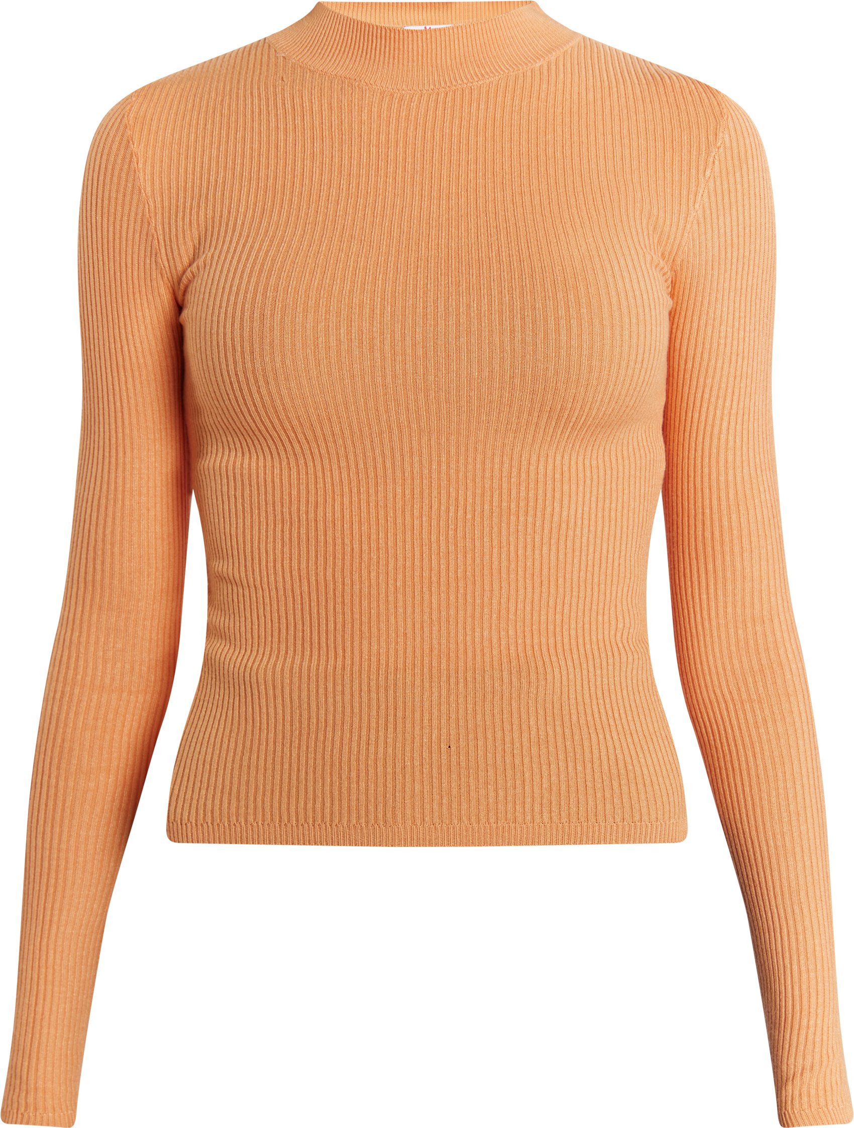 Mymo Strickpullover Damen orange