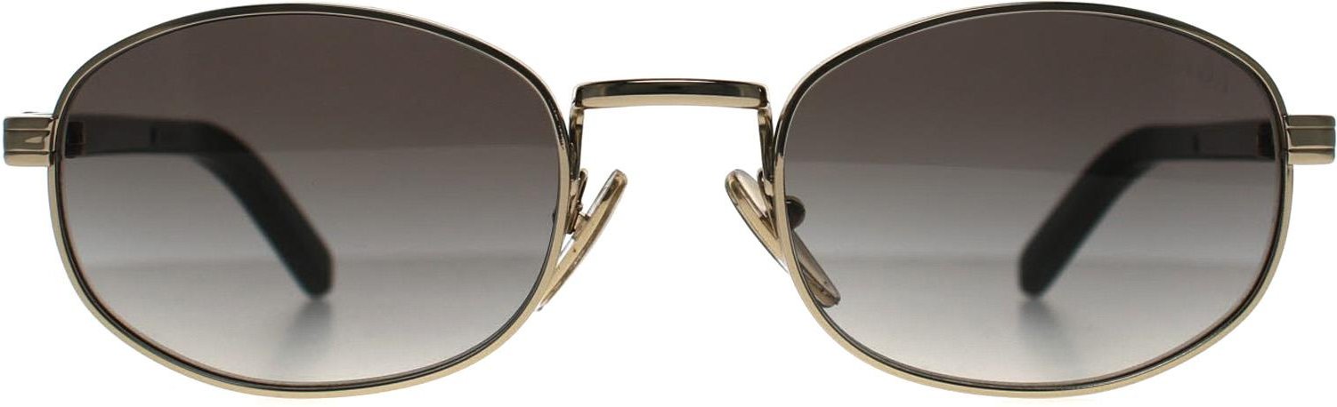 Prada PRB53S ZVN02C blassgoldene Sonnenbrille mit grauem Farbverlauf