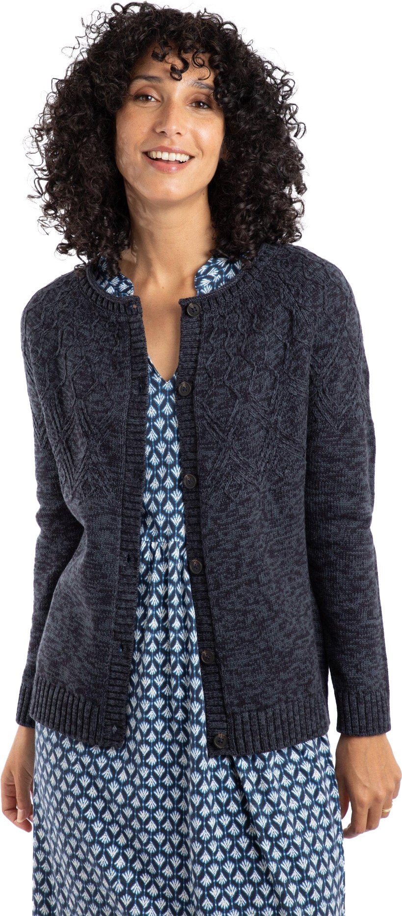 Weird Fish - "Caballo" Strickjacke für Damen (Marine)