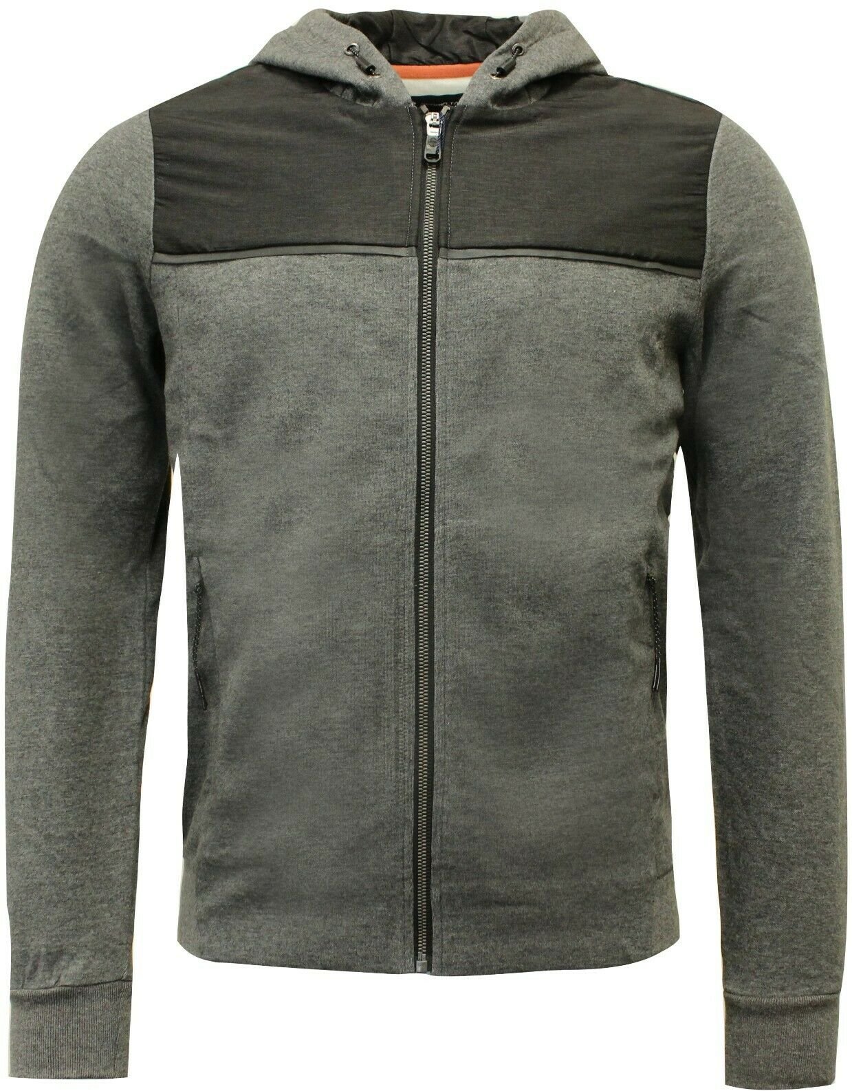 Sergio Tacchini Iraklen Reißverschluss UP Mens Track Top Jacke Grau 37680 941 A114a