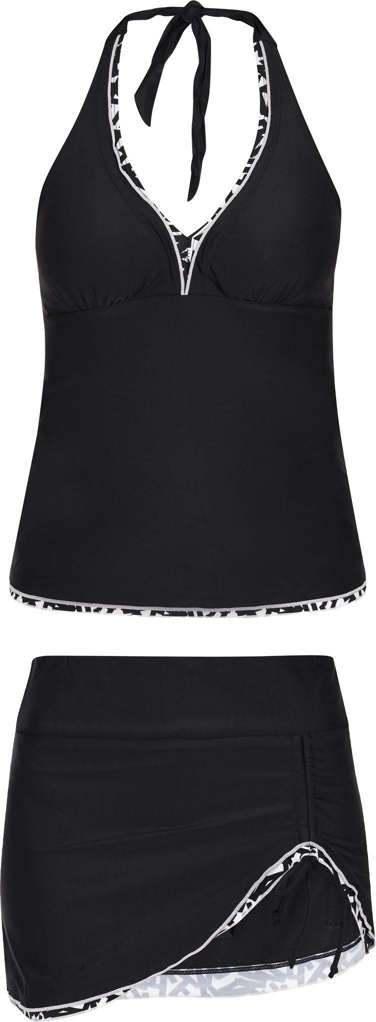 Faina Badeanzug Frauen Schwarz