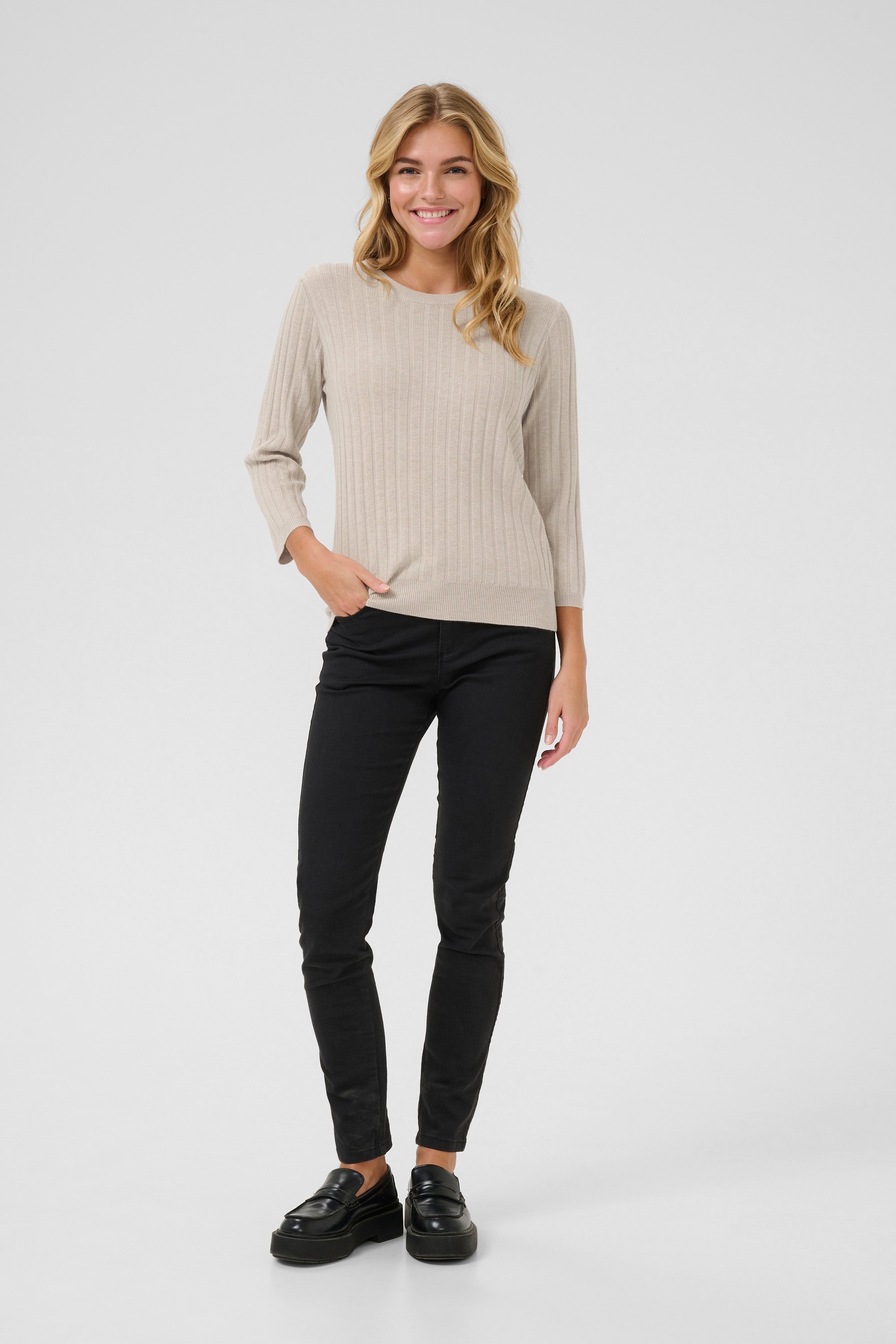 Strickpullover Regular fit cream