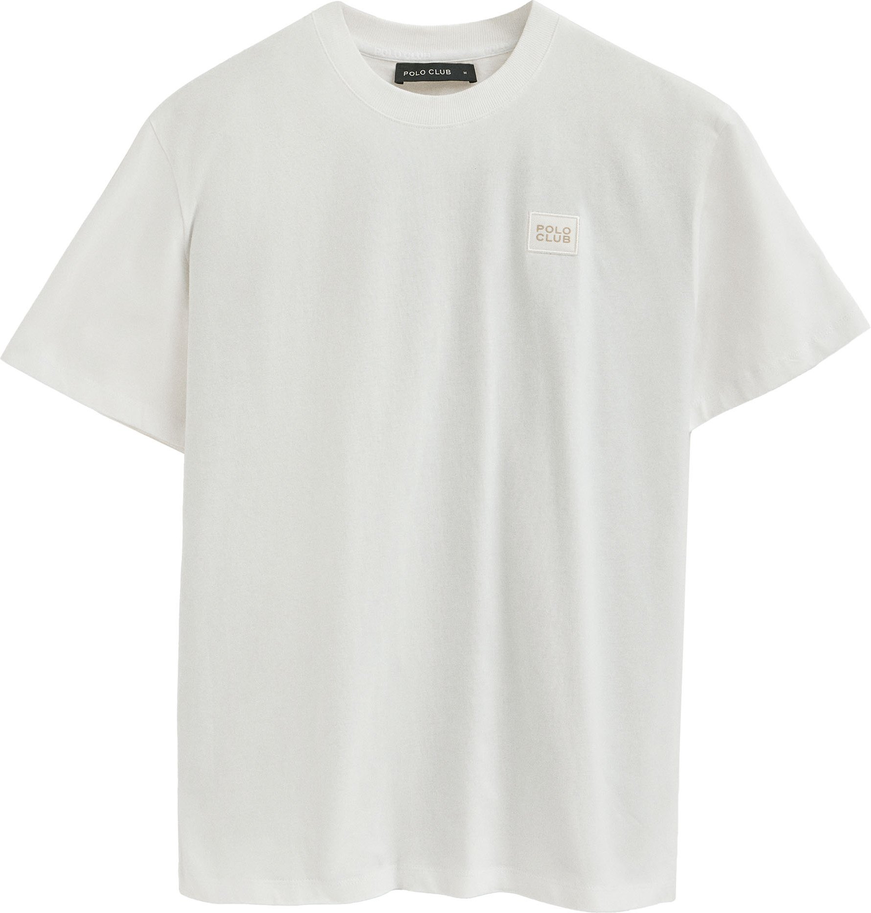 T-Shirt weiß mit Polo Club-Patch