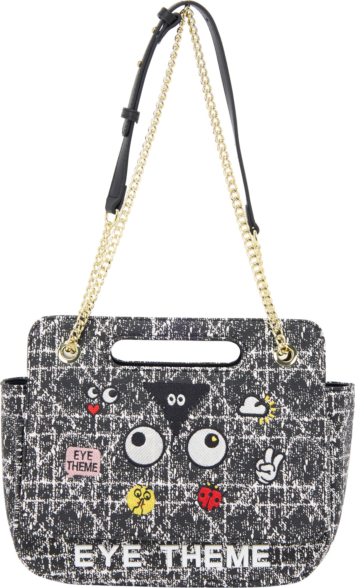 Mymo Umhängetasche Umhängetasche Frauen Schwarzer Denim