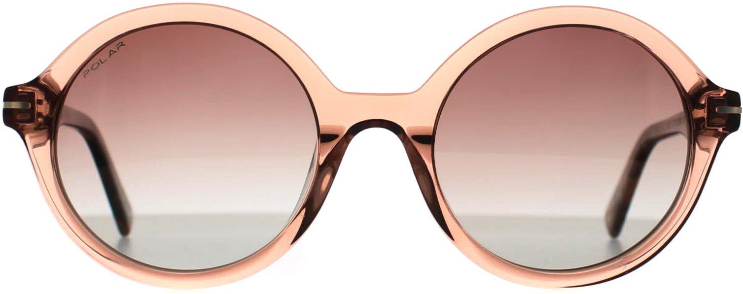 Polar Rund Damen Transparent Nackt Braun Braun Polarisiert Gold 122