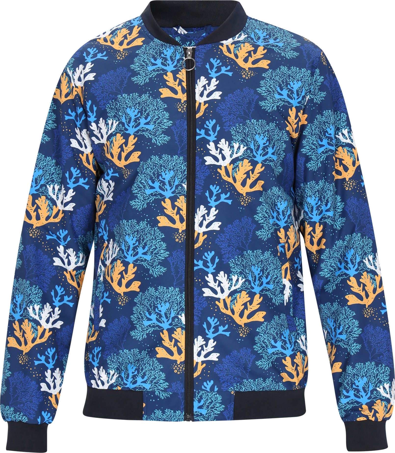 Mo Jacke Männer orange mehrfarbig