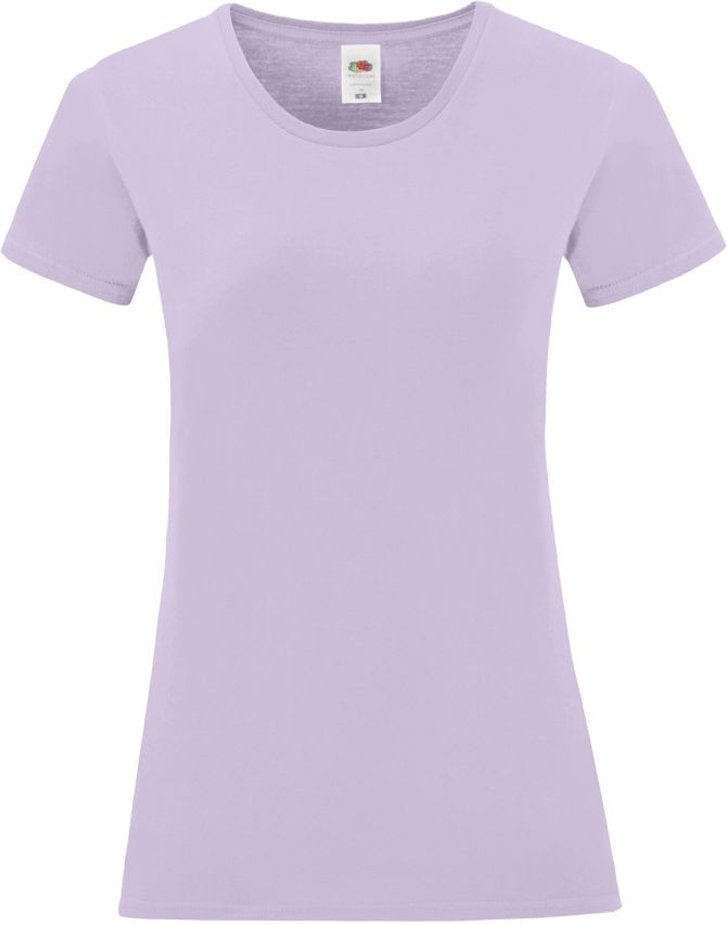 Fruit of the Loom - "Iconic" T-Shirt für Damen (Sanfter Lavendel)