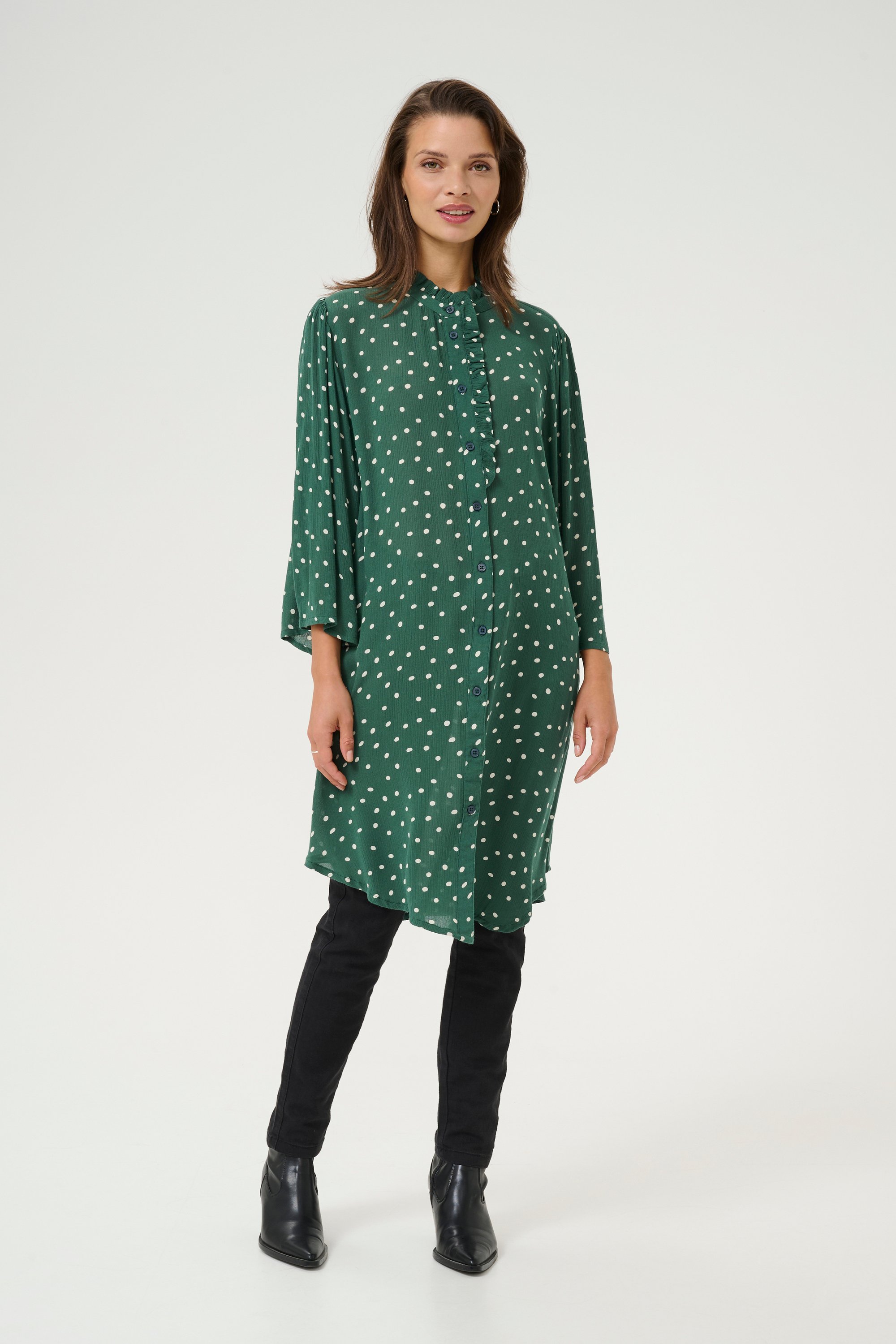 Thumbnail - Kleid Loose fit green