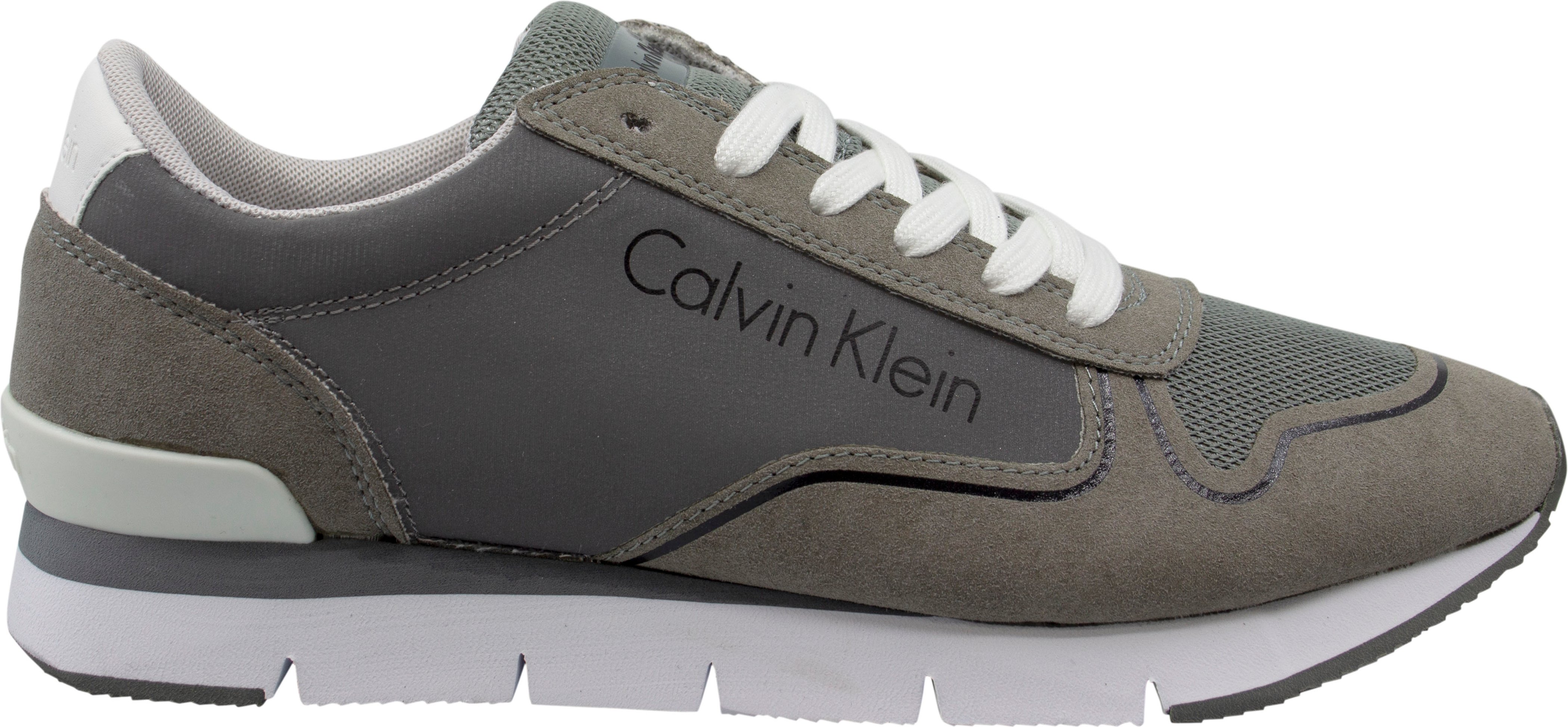 Calvin Klein Jeans Tori Reflex Womens Grey Trainer