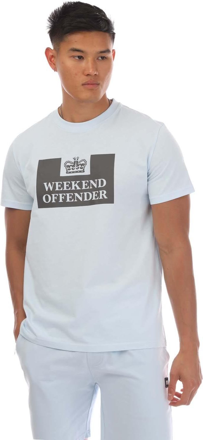 Weekend Offender - "McMoney" T-Shirt für Herren (Himmelblau)