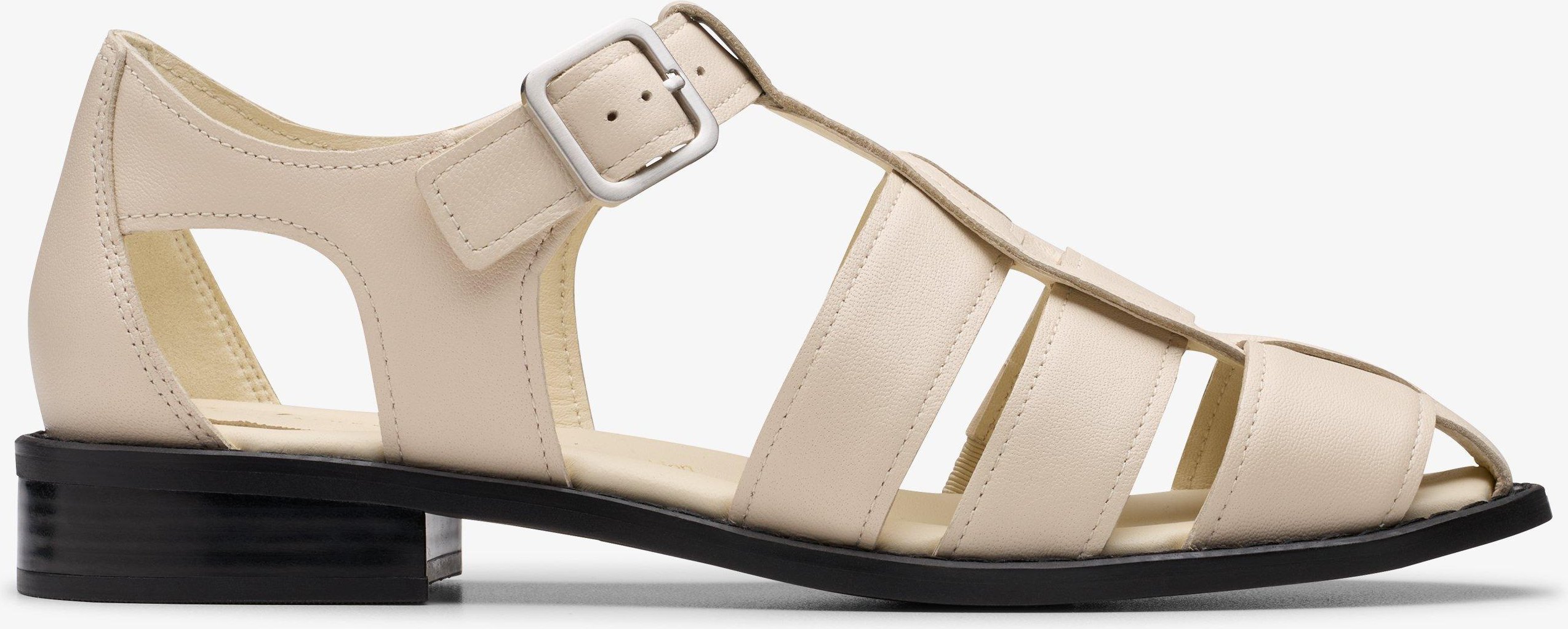 Hana Sun Off White Lea Sandalen