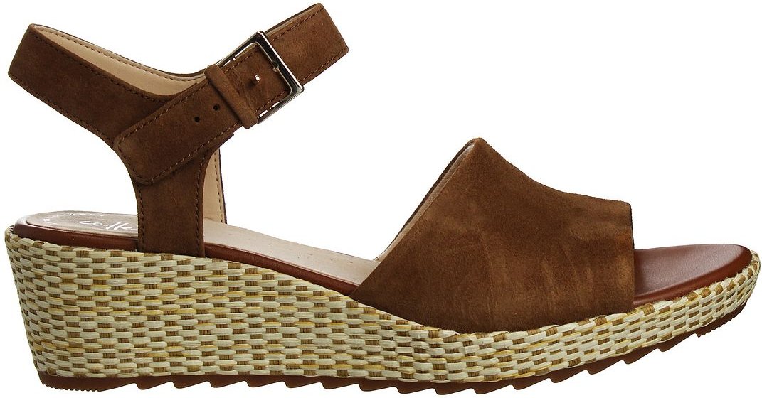 Clarks Kamara Sun Damen braune Keile