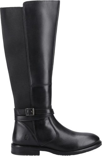 Hush Puppies - "Victoria" Lange Stiefel für Damen, Leder (Schwarz)