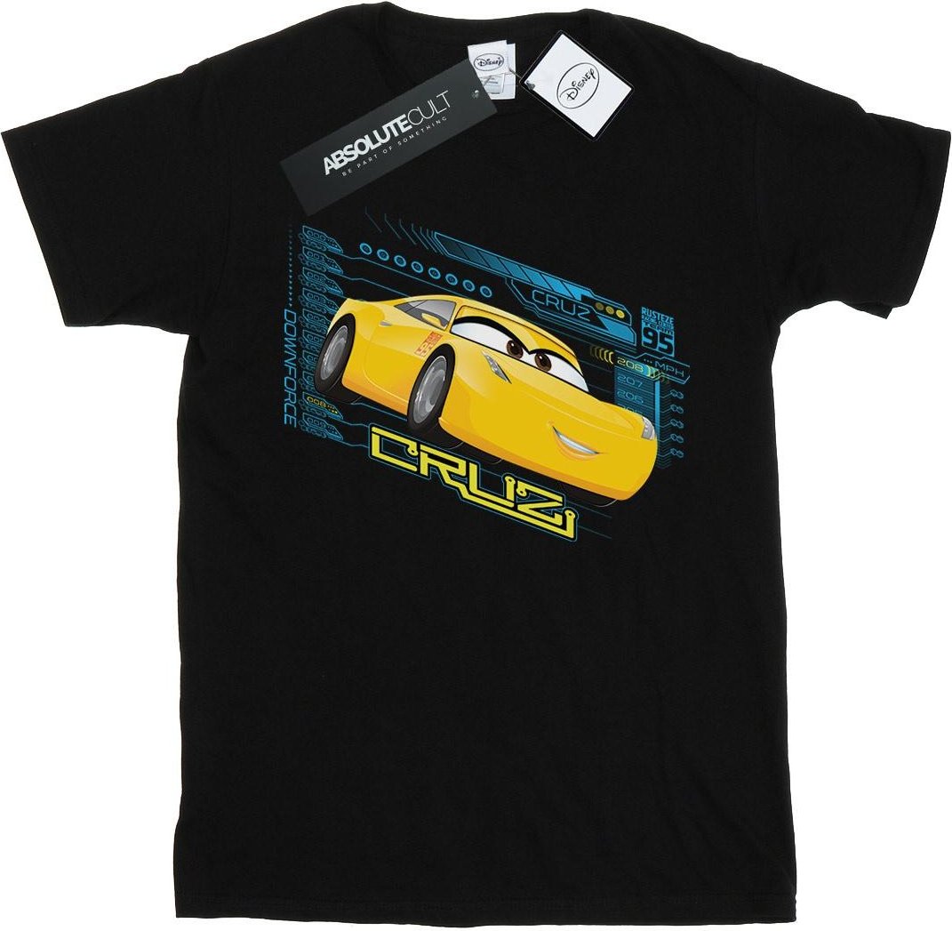 Disney - "Cars Cruz Ramirez" T-Shirt für Mädchen (Schwarz)