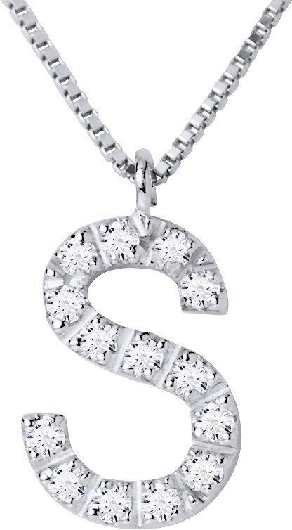 DIADEMA - Halskette mit Diamanten - S - Weißgold