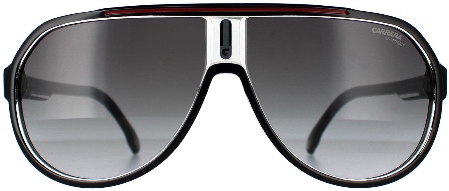 Thumbnail - Carrera Aviator Herren Schwarz Rot Dunkel Grau Gradient 1057/S