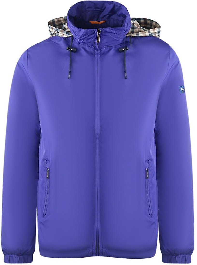 Thumbnail - Aquascutum - Jacke für Herren, Versteckte Kapuze, Leicht (Königsblau)