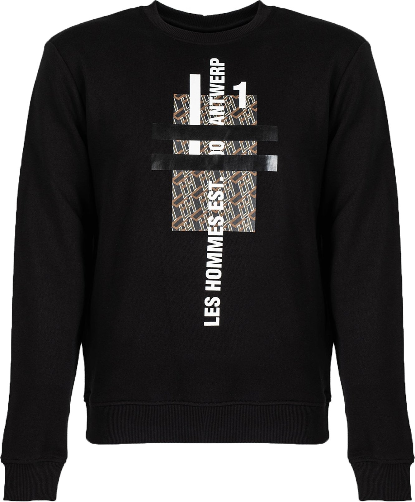 Les Hommes Sweatshirt Herren schwarz