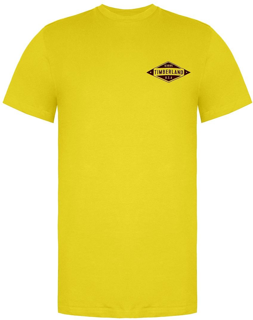 Timberland Short Sleeve Crew Neck Grafiklogo gelbe Herren T-Shirt A1lmz M72