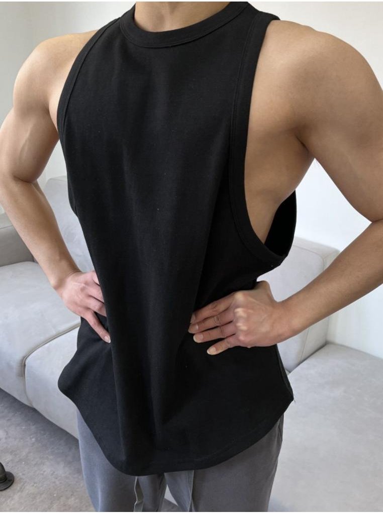 Thumbnail - Herren Plus Size Rundhals Tanktop