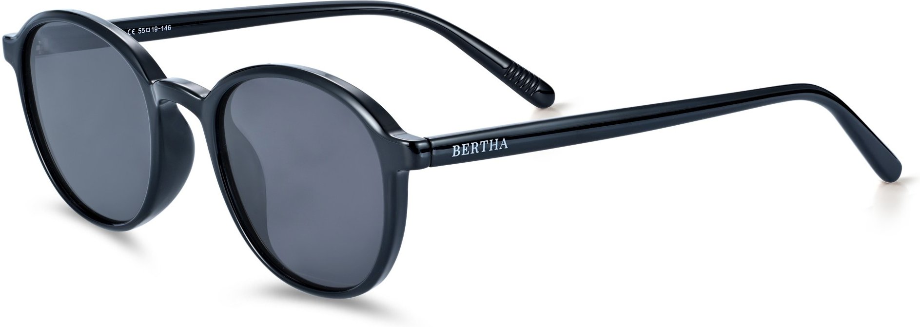 Lunettes de soleil polarisées Bertha Paris - Noir/Noir