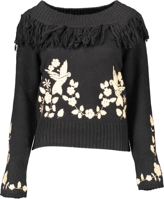 Blugirl Schwarzer Viskose Damenpullover