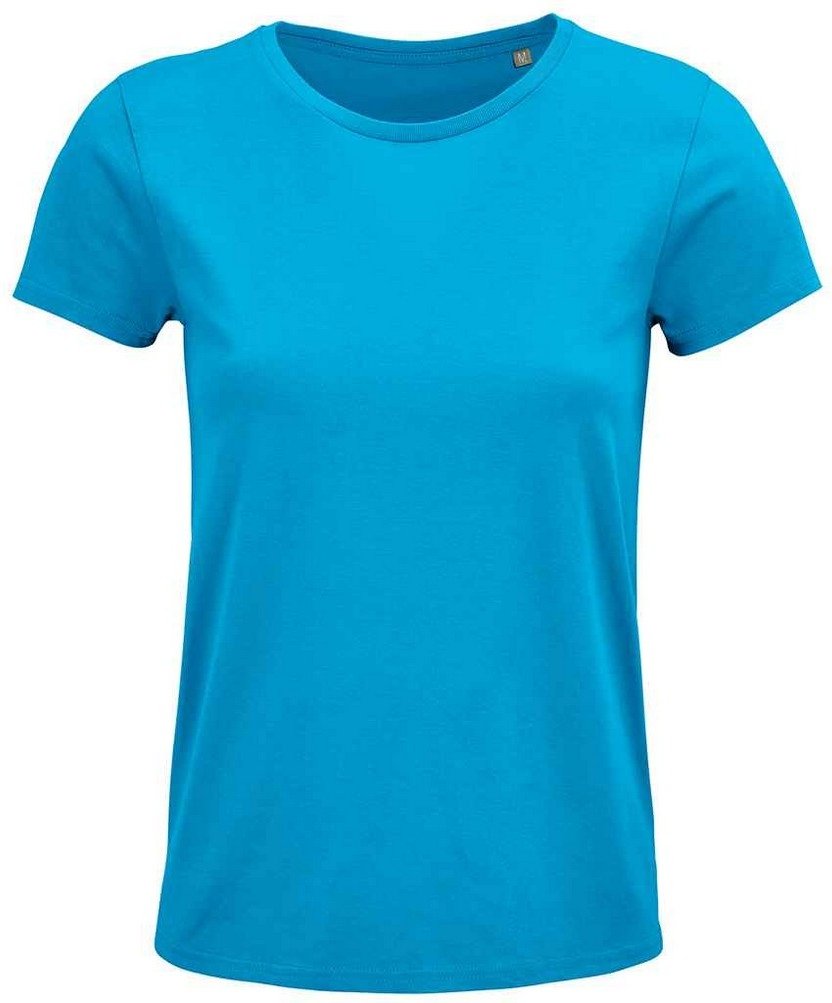 SOLS Womens/Ladies Crusader Bio-T-Shirt (Aqua Blau)