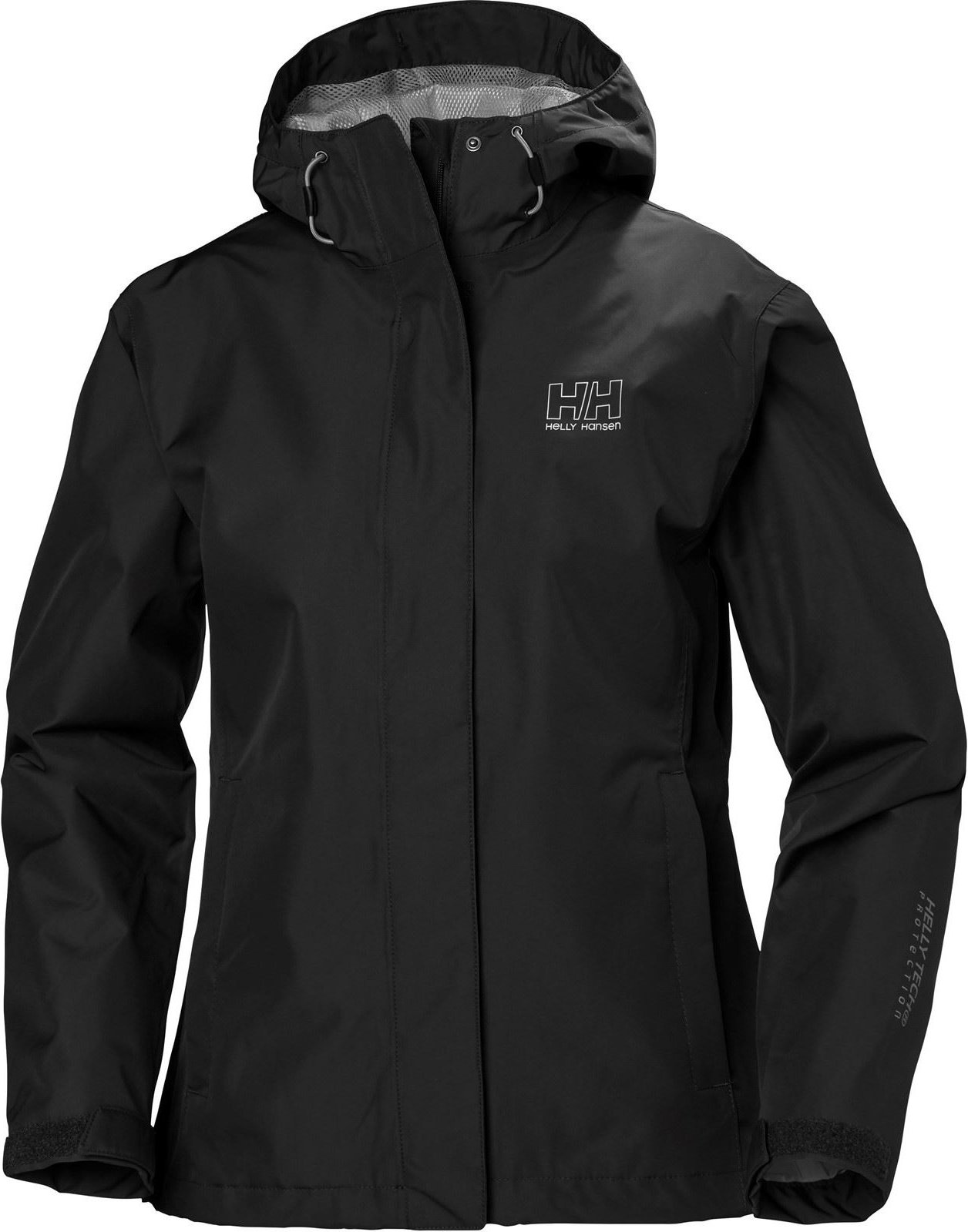 Helly Hansen Sport Seven J Damen Schwarze Regenjacke
