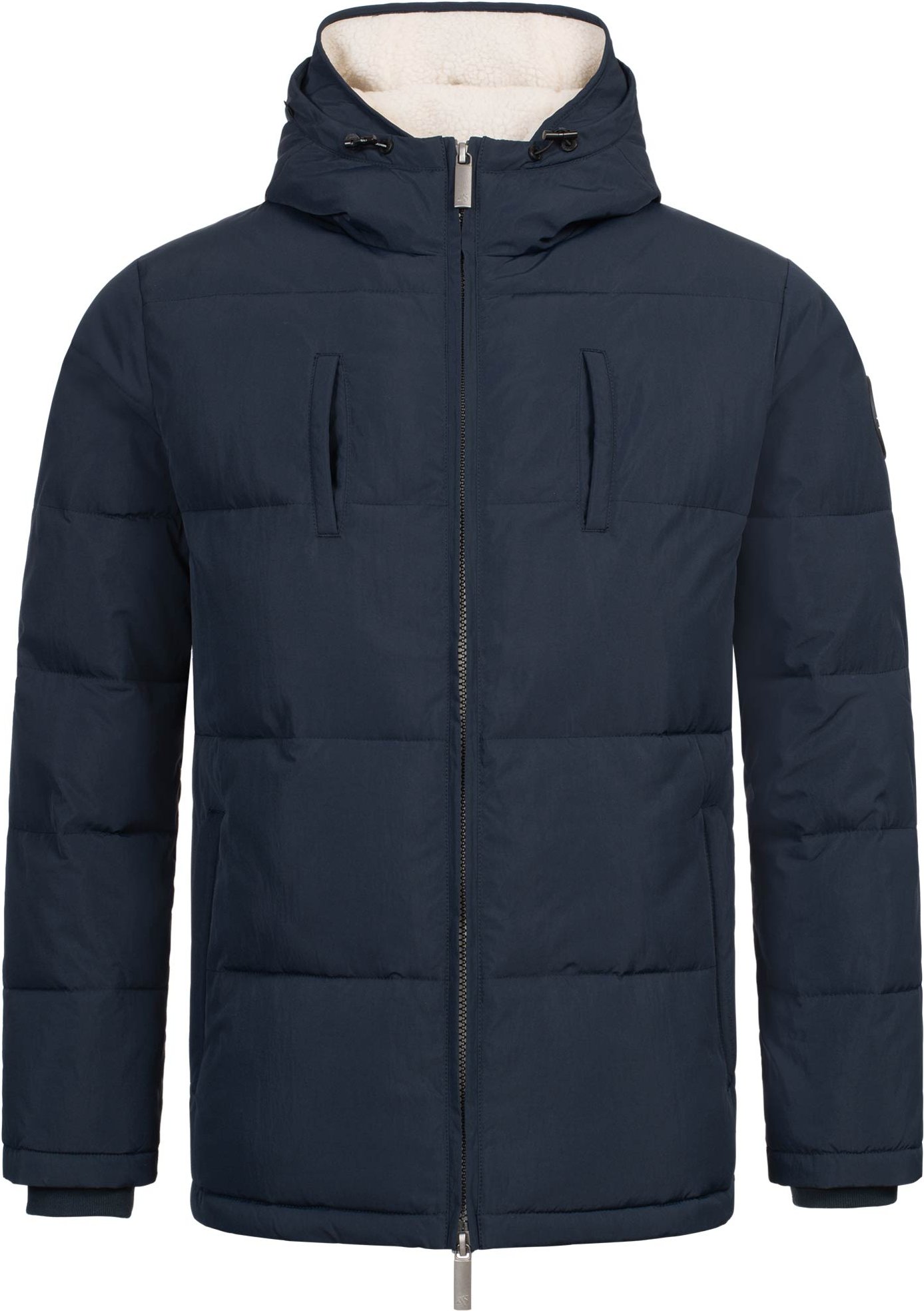 Thumbnail - Alessandro Salvarini Herren Winter Steppjacke AS-457 – 2in1 Mit Herausnehmbarem Teddyfleece & Doppelkappe