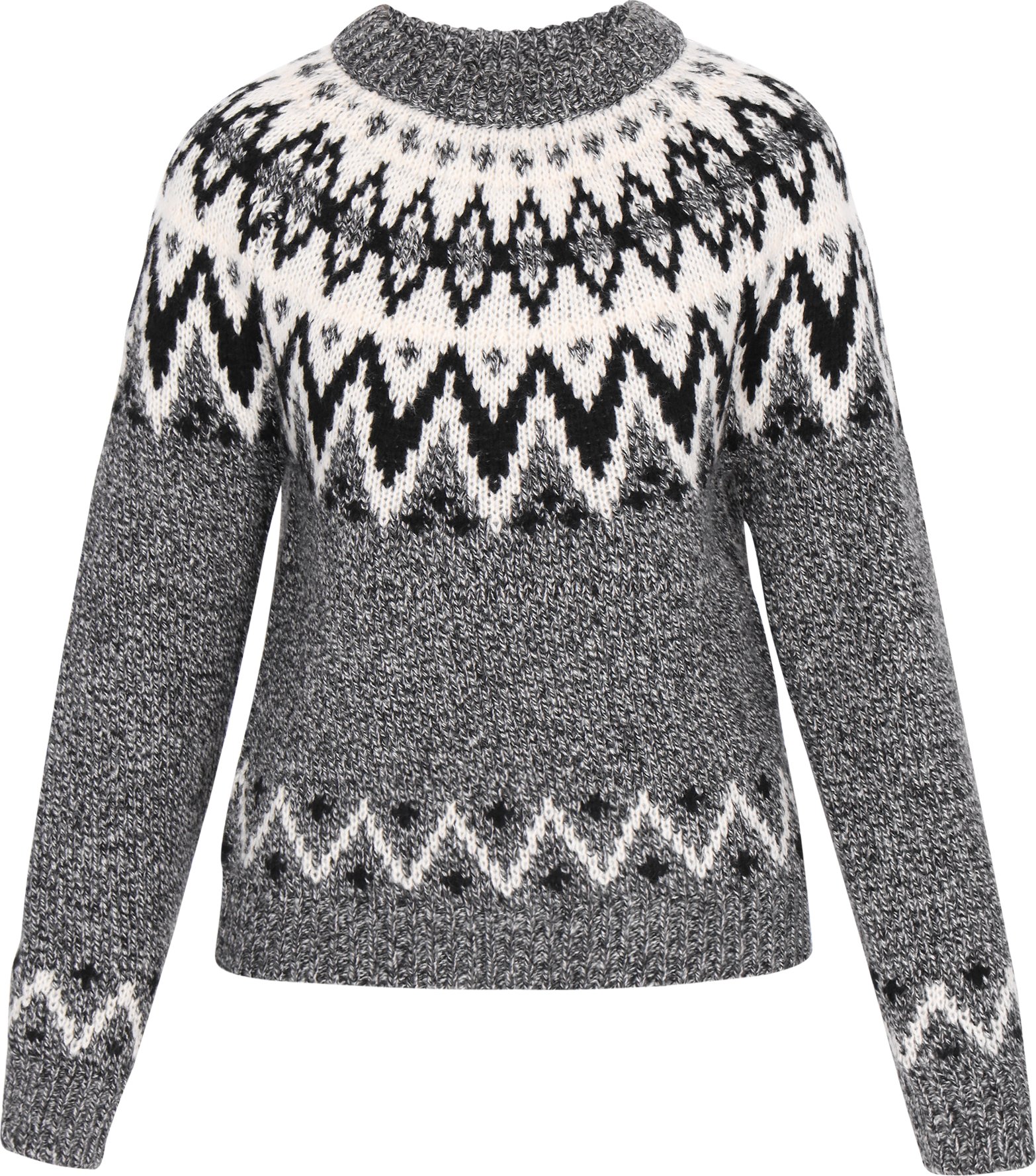 Thumbnail - Dreimaster Pullover Frauen schwarz mehrfarbig