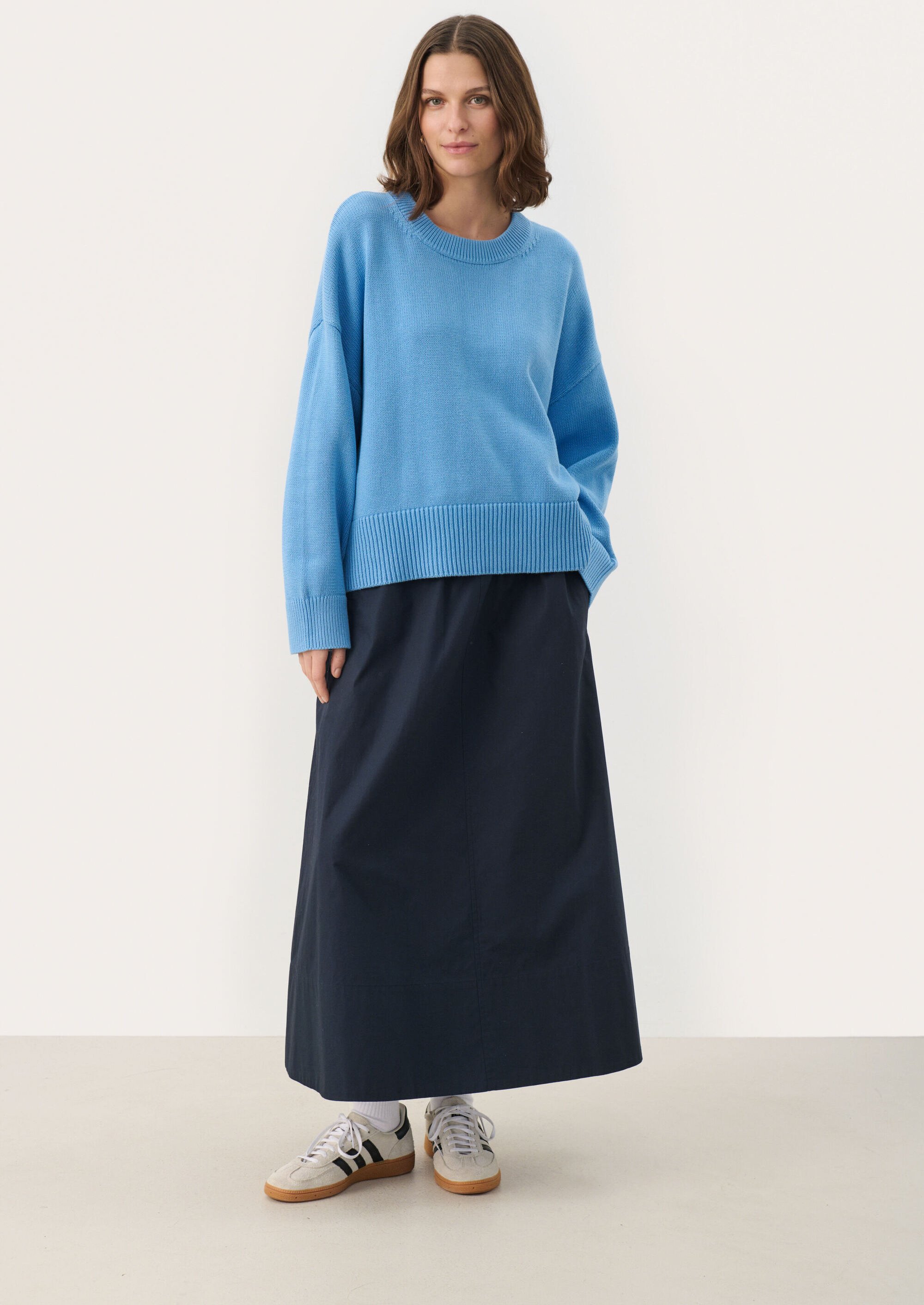 Strickpullover Baggy fit blue