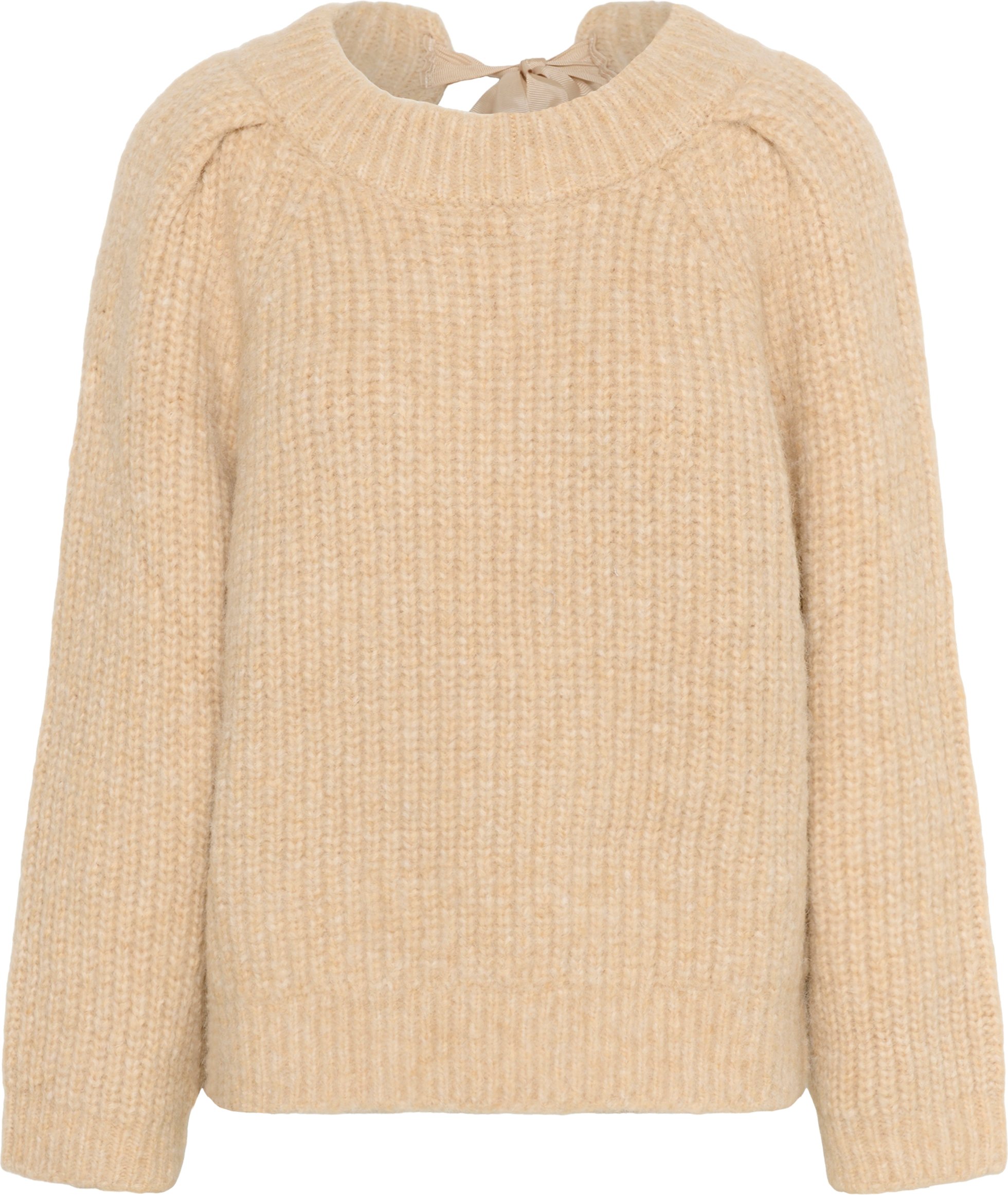 Strickpullover SLPleoni Lockere Passform beige