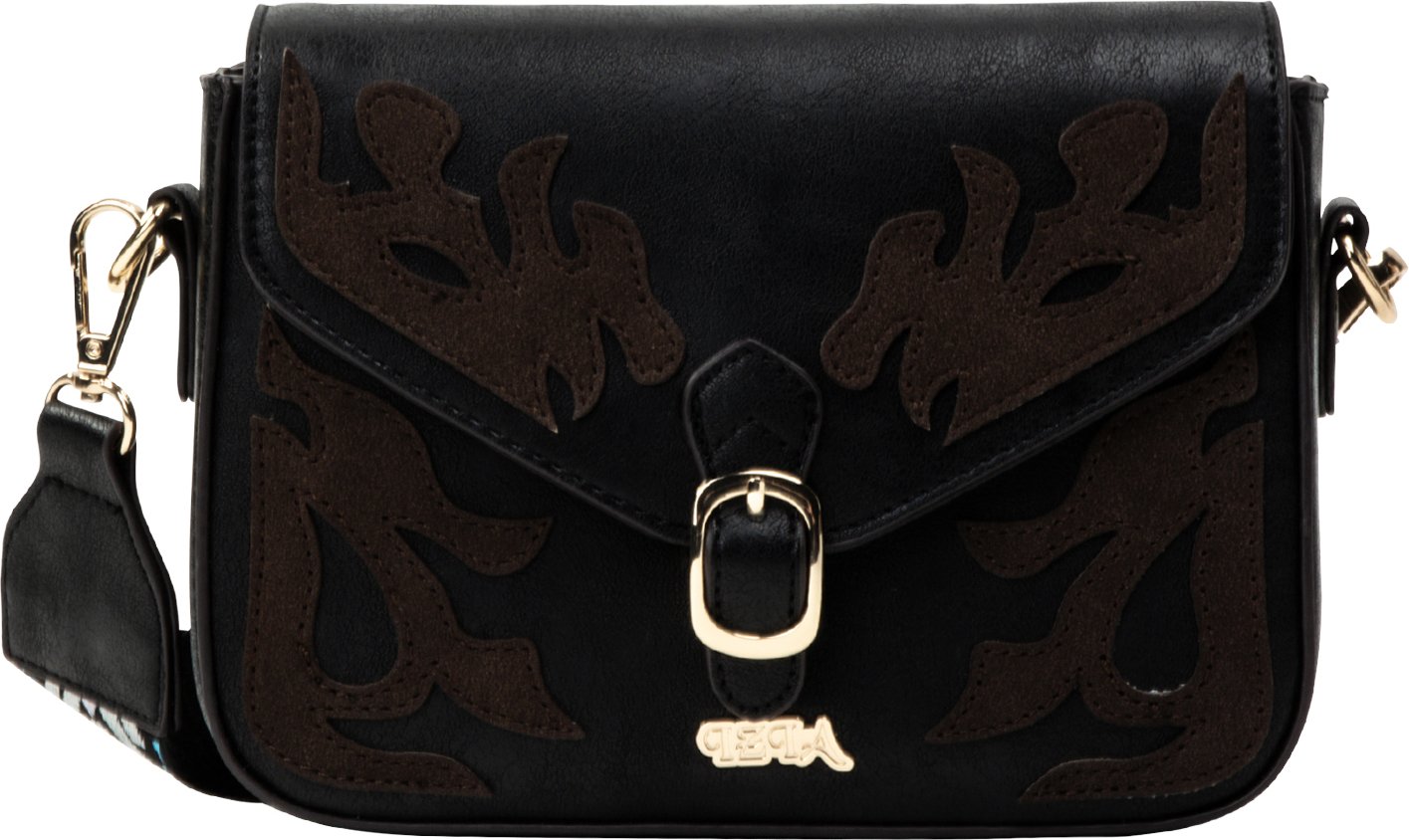 IZIA Umhängetasche Damen schwarz