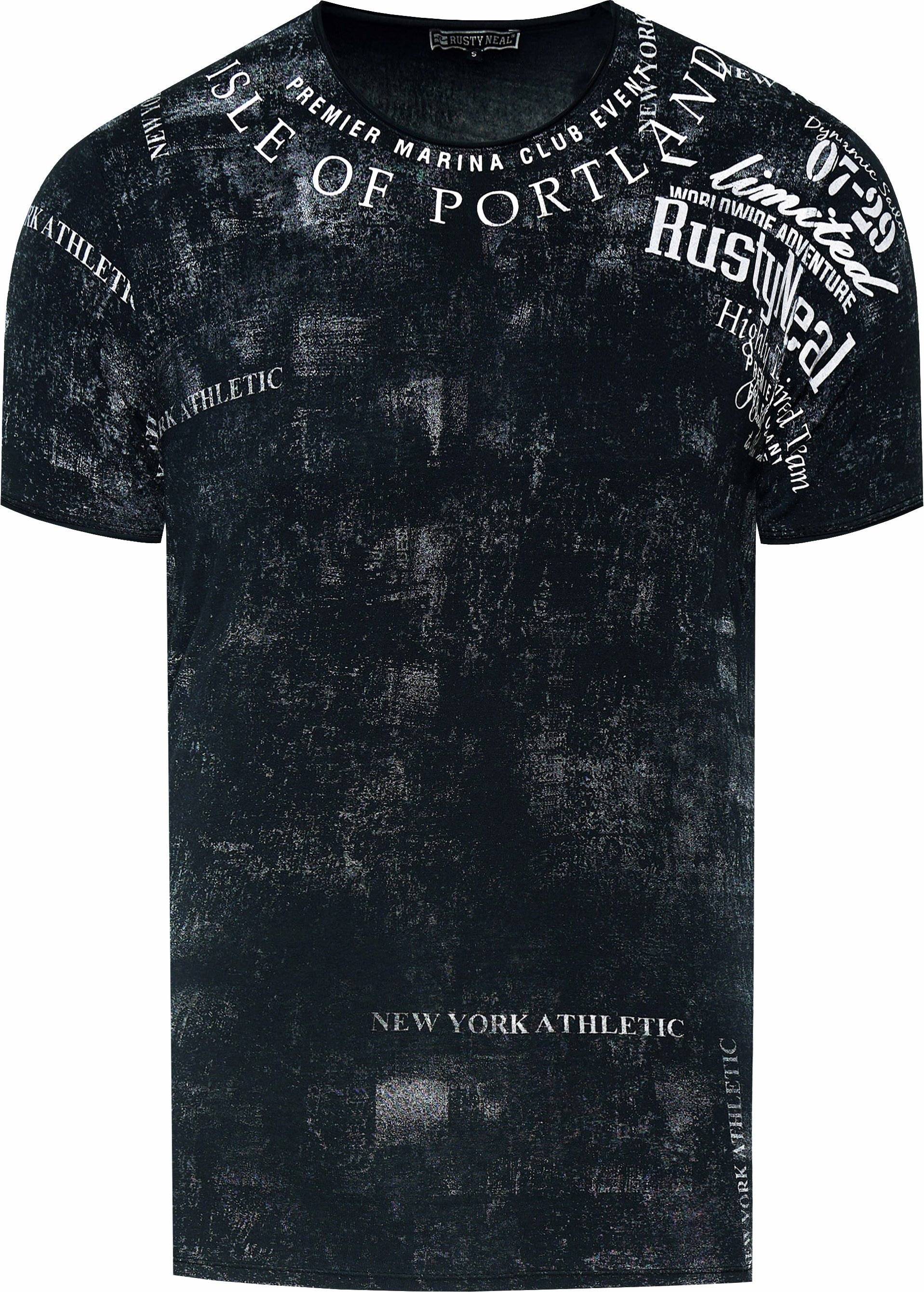 Thumbnail - T-Shirt Verwaschen mit Prints