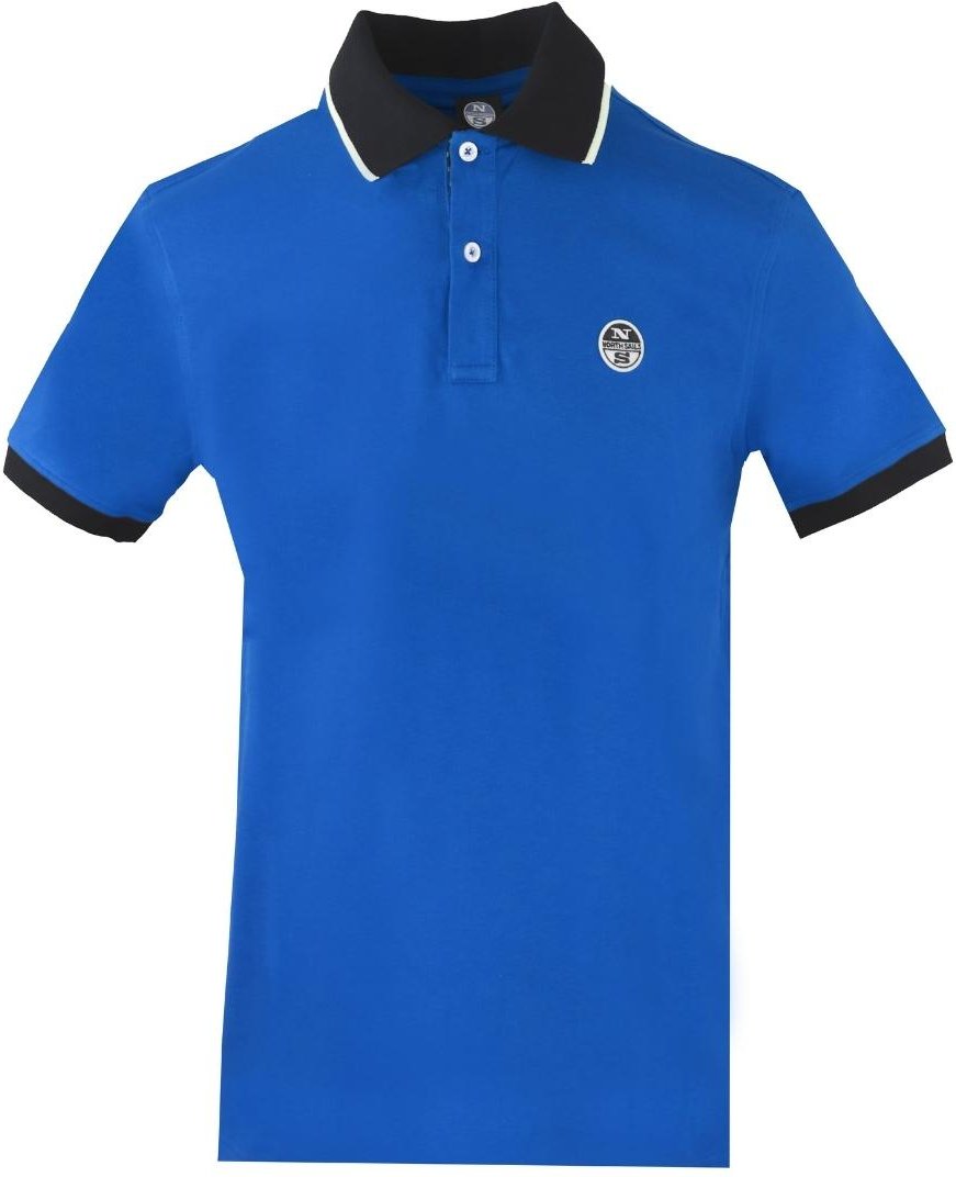 North Sails Contrast Collar Blue Polo