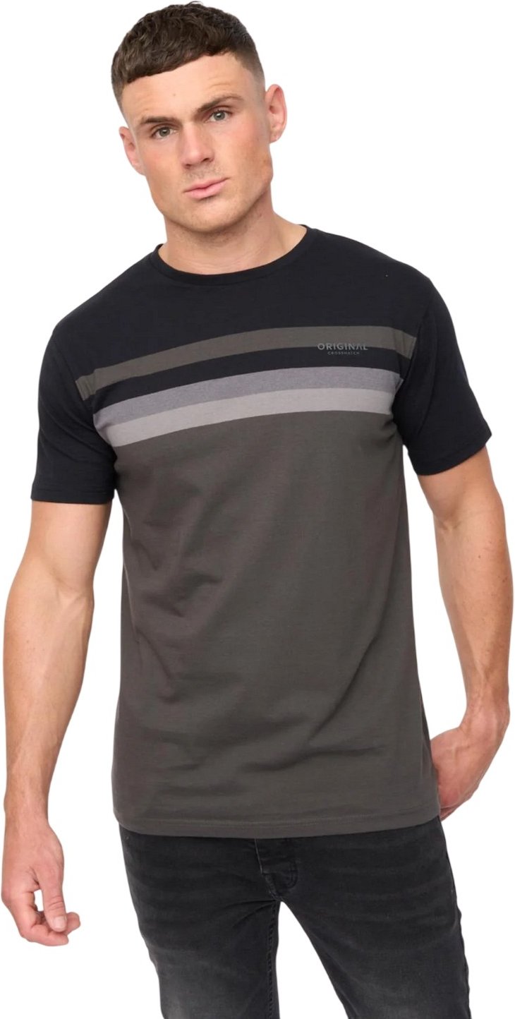 Crosshatch - "Lemyview" T-Shirt für Herren (Schwarz)