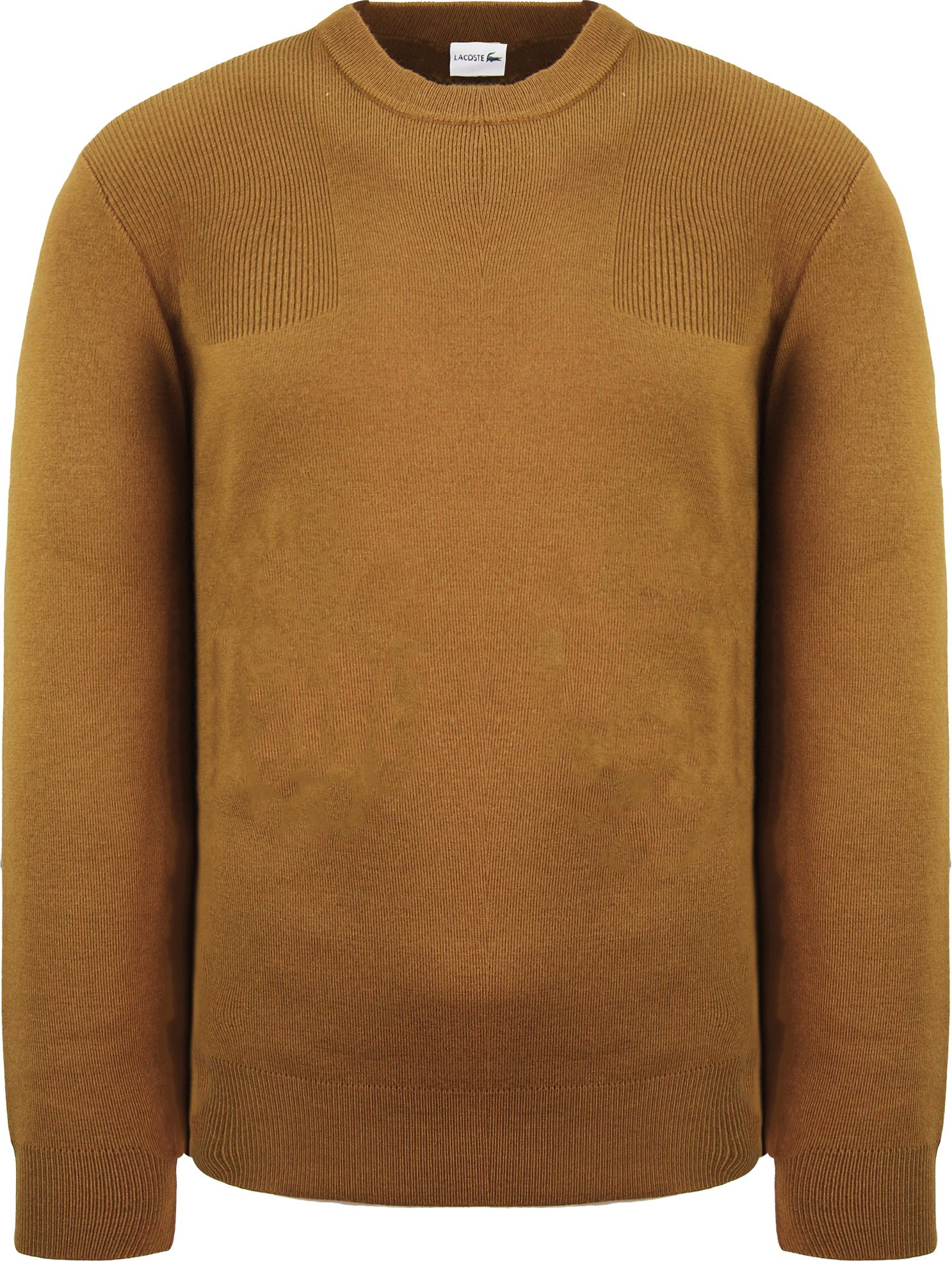 Lacoste Plain Mens Brauner Pullover