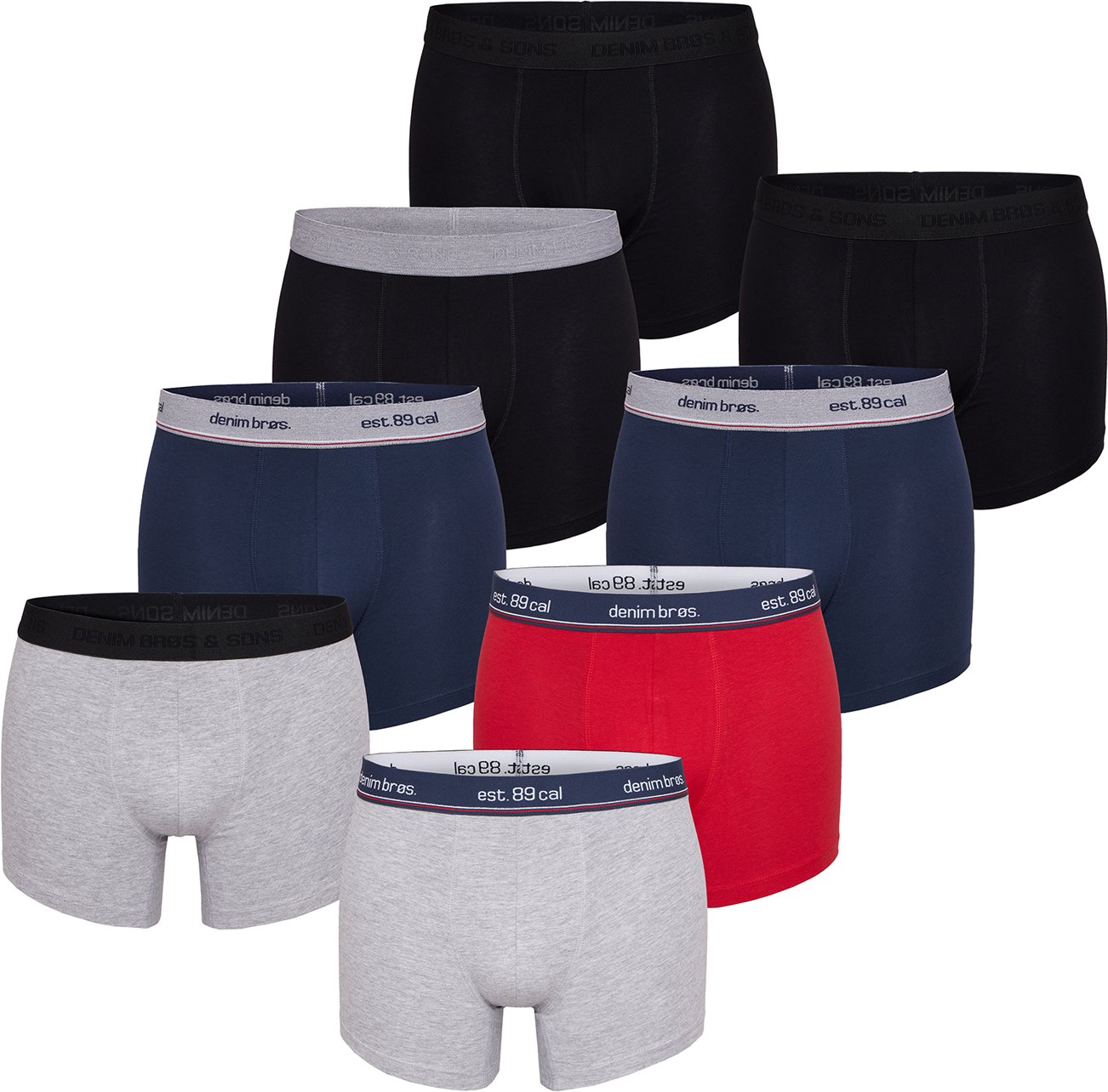 Retro Boxer Mix Colors 8-Pack