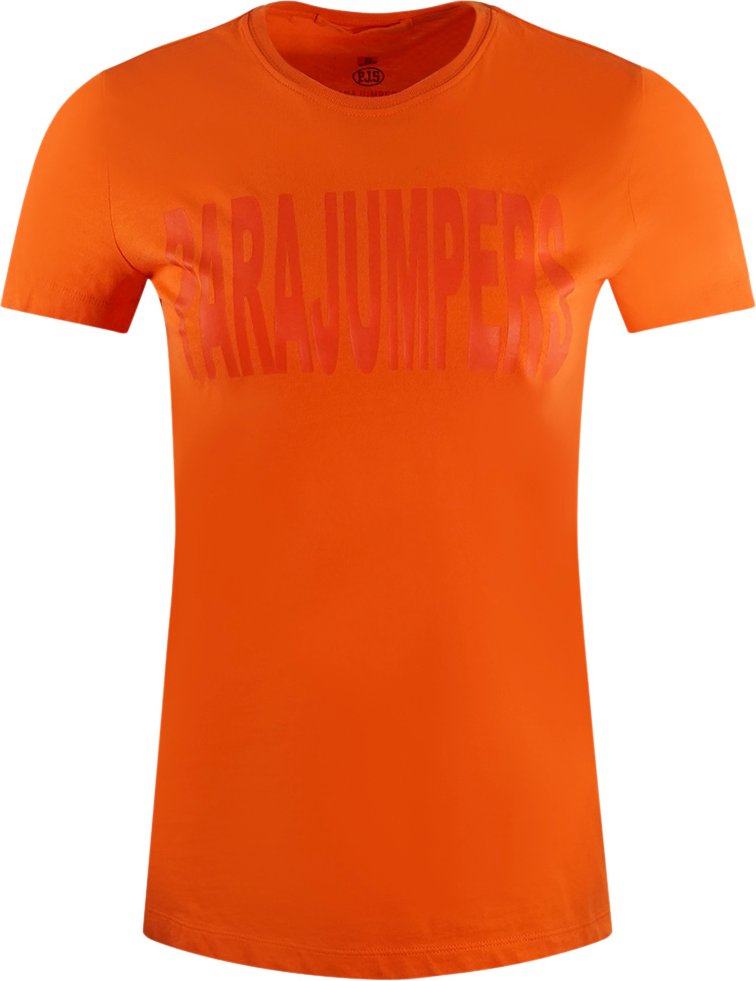 Parajumpers Fede Markenlogo Orange T-shirt