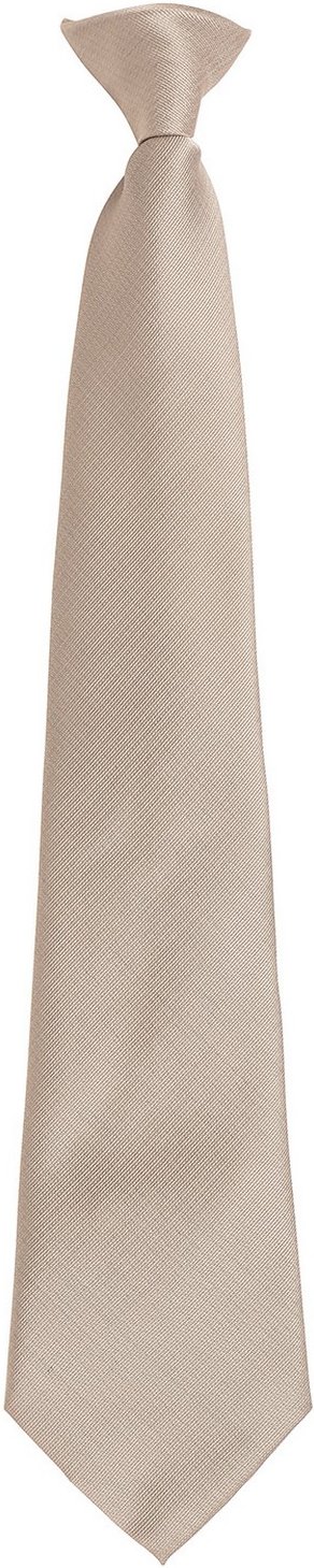 Premier - "Colours Fashion" Krawatte Zum Anklemmen für Herren/Damen Unisex (Khaki)