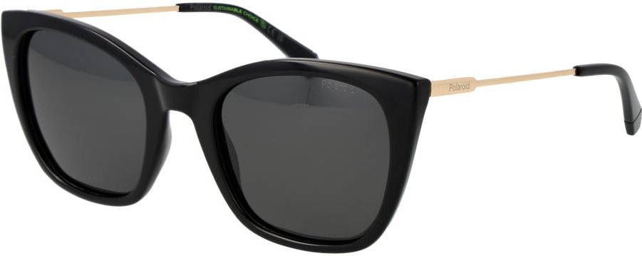 Polaroid schwarze Polyester-Sonnenbrille