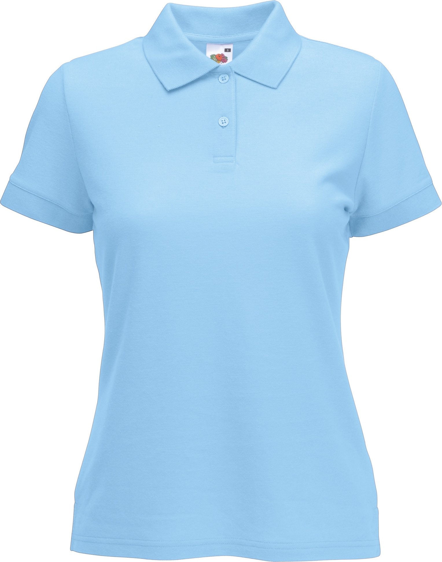 Fruit Of The Loom Womens Lady-Fit 65/35 Kurzarm-Poloshirt (Himmelblau)