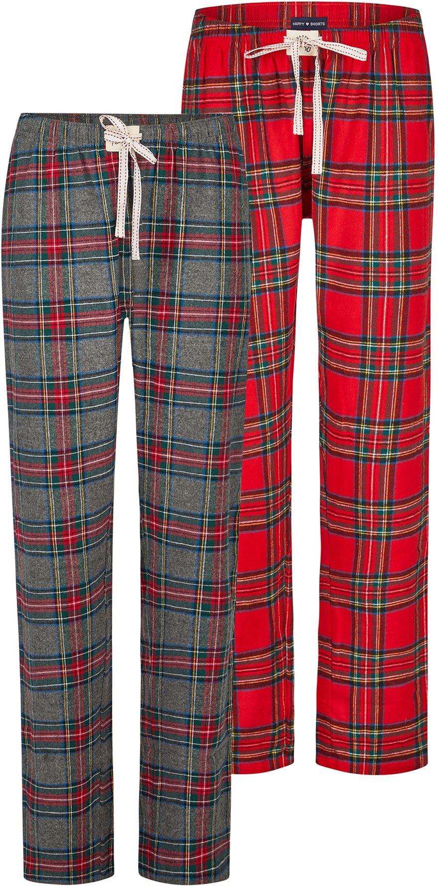 Happy Shorts Damen Pyjamahose ChristmasSchlafhose, Nacht Hose, Loungehose