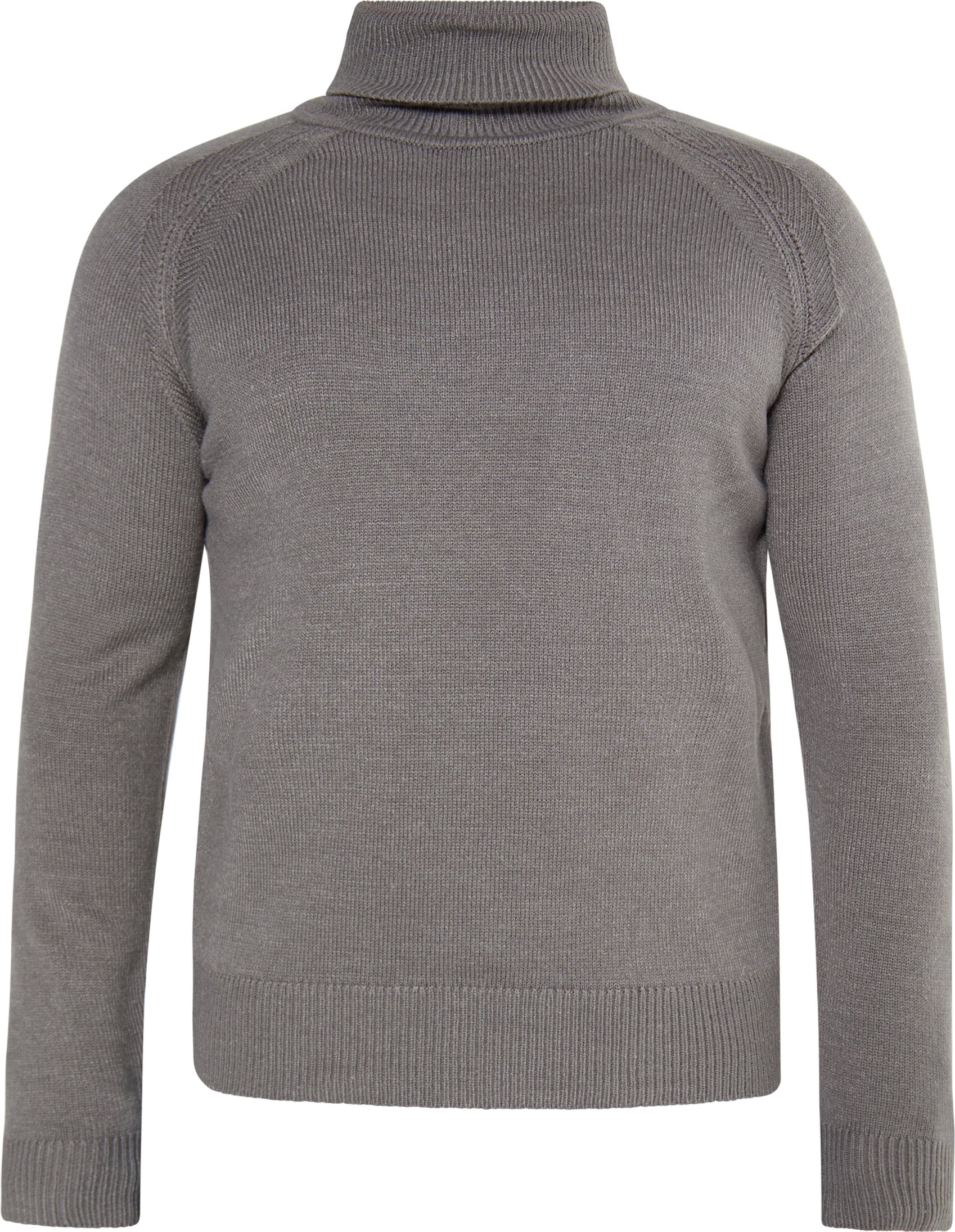 Mo Rollkragenpullover Herren Hellgrau Melange